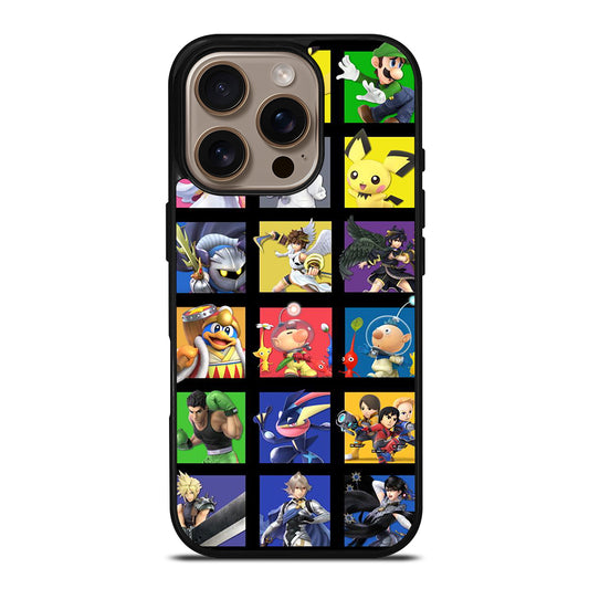 SUPER SMASH BROS VIDEO GAME iPhone 16 Pro Case Cover