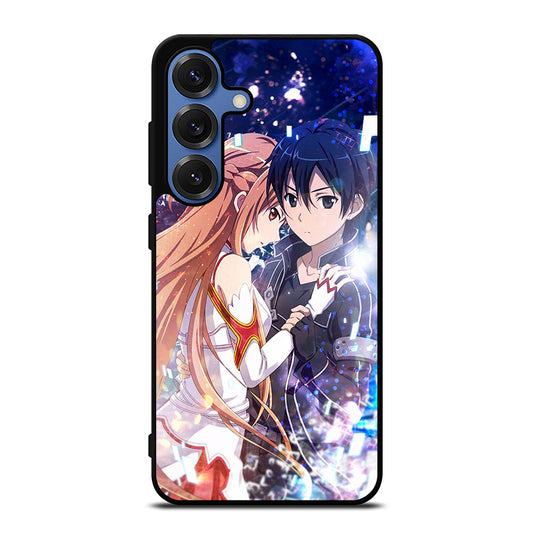 SWORD ART ONLINE ANIME KIRITO AND ASUNA 2 Samsung Galaxy S25 Case Cover