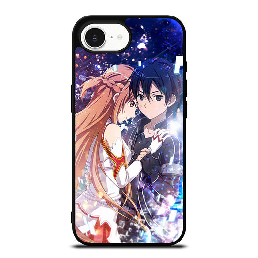 SWORD ART ONLINE ANIME KIRITO AND ASUNA 2 iPhone 16e Case Cover