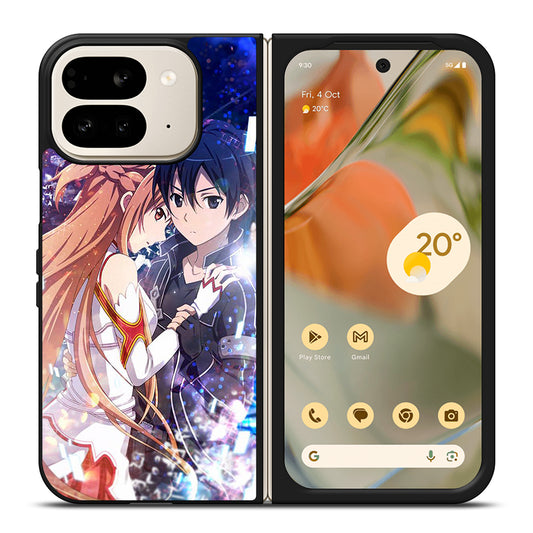 SWORD ART ONLINE ANIME KIRITO AND ASUNA 2 Google Pixel 9 Pro Fold Case Cover