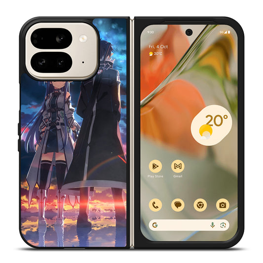 SWORD ART ONLINE ANIME KIRITO AND ASUNA Google Pixel 9 Pro Fold Case Cover