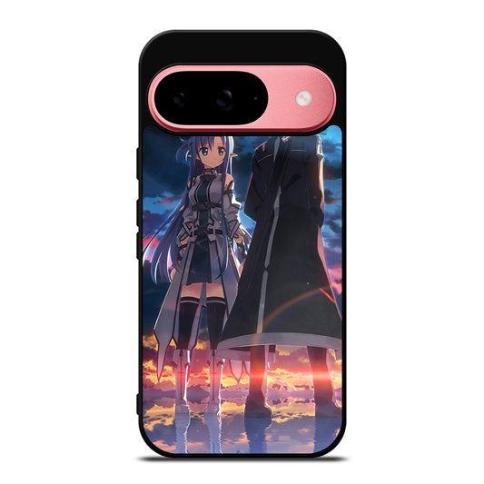 SWORD ART ONLINE ANIME KIRITO AND ASUNA Google Pixel 9 Case Cover