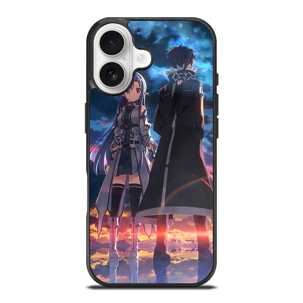 SWORD ART ONLINE ANIME KIRITO AND ASUNA iPhone 17 Case Cover