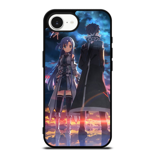 SWORD ART ONLINE ANIME KIRITO AND ASUNA iPhone 16e Case Cover