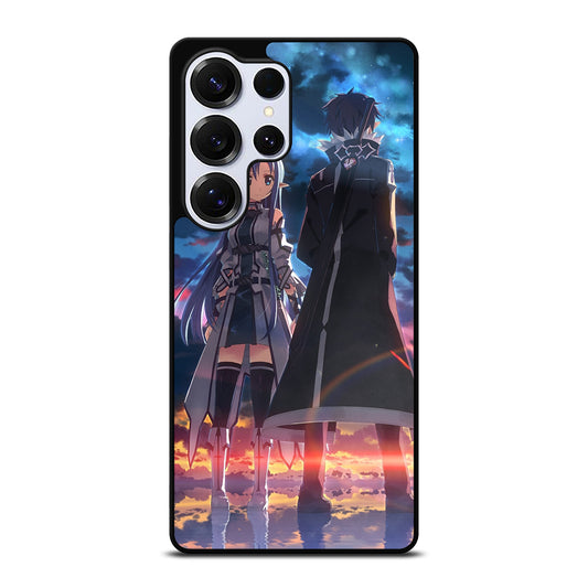 SWORD ART ONLINE ANIME KIRITO AND ASUNA Samsung Galaxy S25 Ultra Case Cover