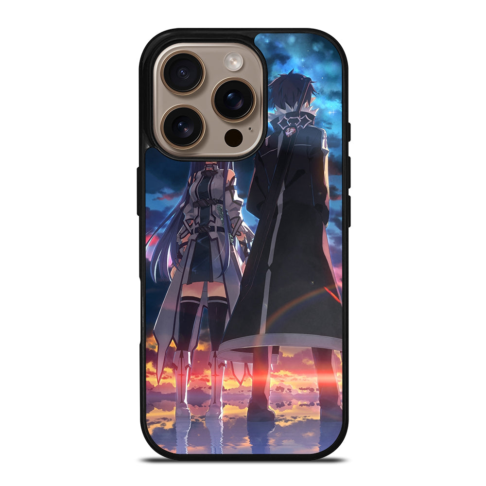 SWORD ART ONLINE ANIME KIRITO AND ASUNA iPhone 16 Pro Case Cover