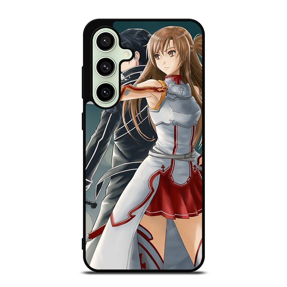 SWORD ART ONLINE KIRITO AND ASUNA ANIME 2 Samsung Galaxy S24 FE Case Cover