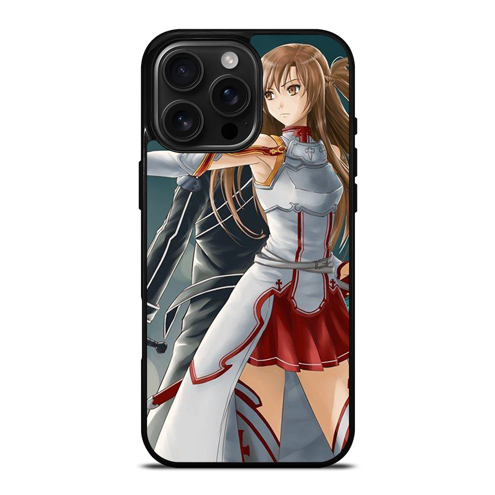 SWORD ART ONLINE KIRITO AND ASUNA ANIME 2 iPhone 16 Pro Max Case Cover