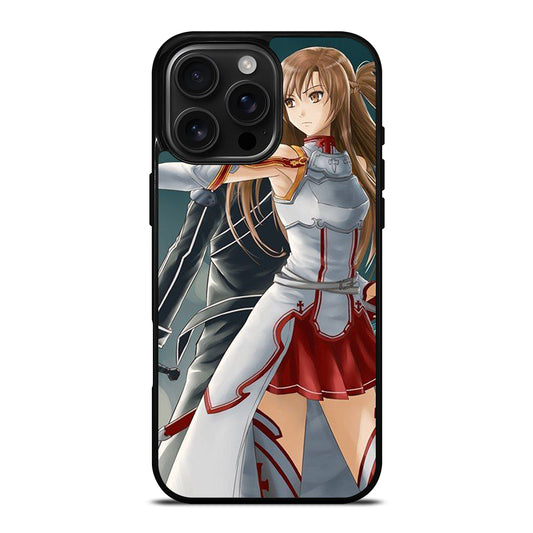SWORD ART ONLINE KIRITO AND ASUNA ANIME 2 iPhone 16 Pro Max Case Cover