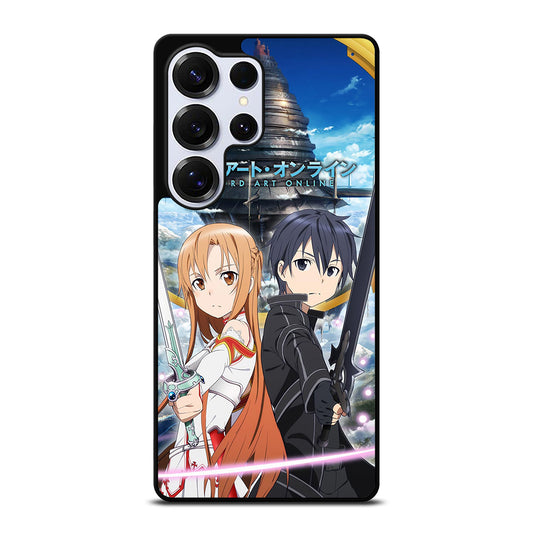 SWORD ART ONLINE KIRITO AND ASUNA ANIME Samsung Galaxy S25 Ultra Case Cover