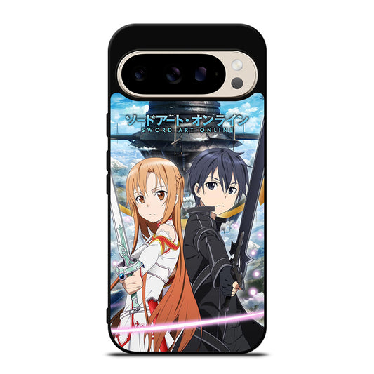 SWORD ART ONLINE KIRITO AND ASUNA ANIME Google Pixel 9 Pro Case Cover