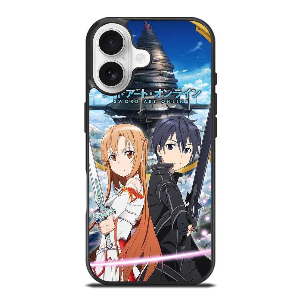 SWORD ART ONLINE KIRITO AND ASUNA ANIME iPhone 17 Case Cover
