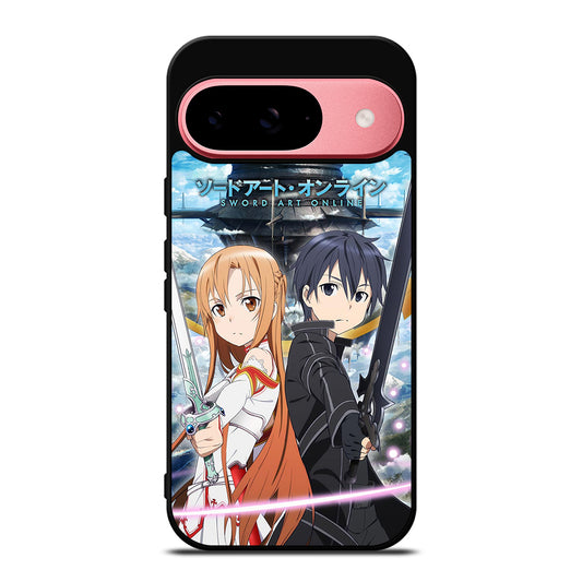 SWORD ART ONLINE KIRITO AND ASUNA ANIME Google Pixel 9 Case Cover