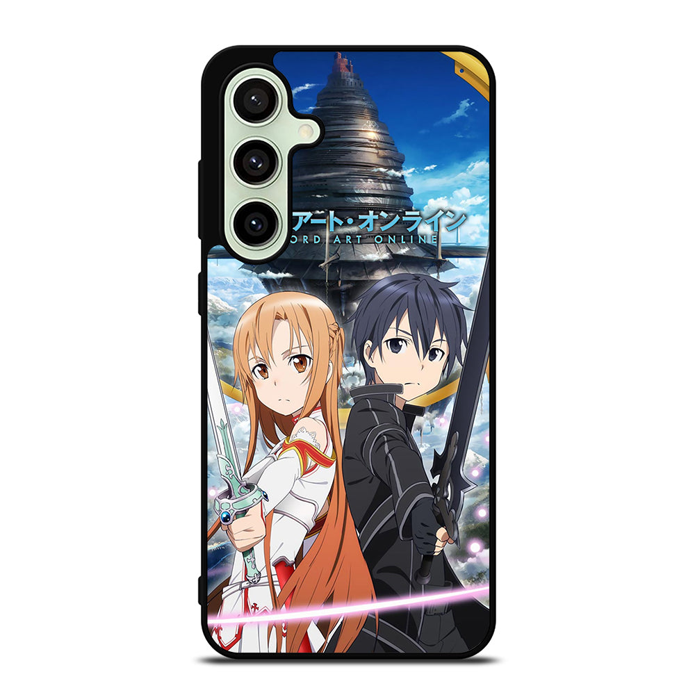 SWORD ART ONLINE KIRITO AND ASUNA ANIME Samsung Galaxy S24 FE Case Cover