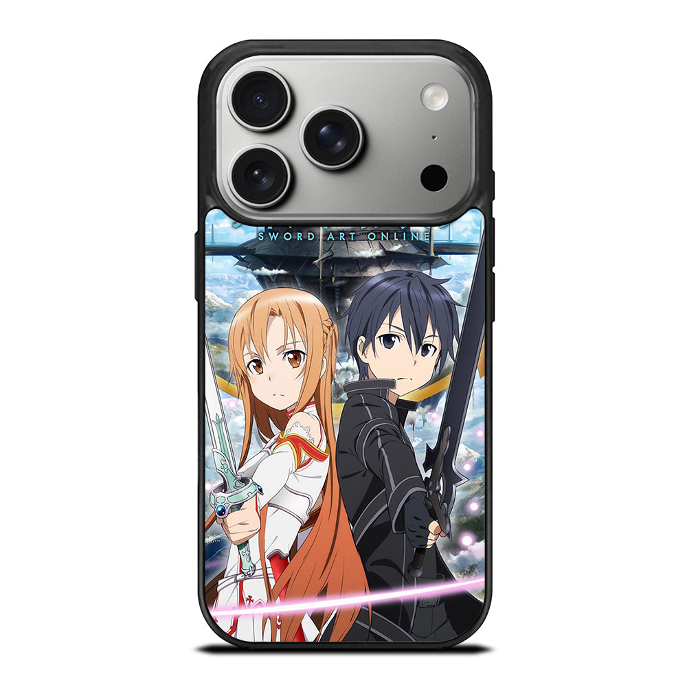 SWORD ART ONLINE KIRITO AND ASUNA ANIME iPhone 17 Pro Case Cover