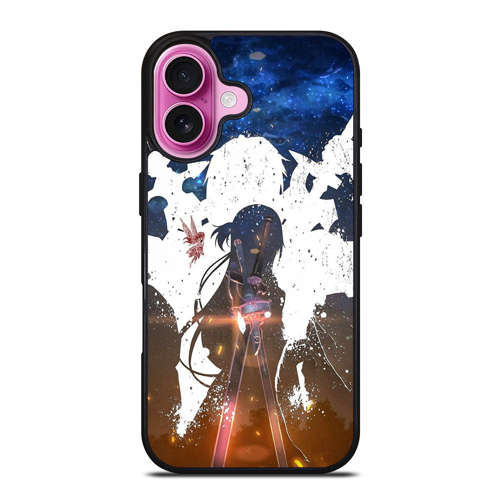 SWORD ART ONLINE KIRITO AND ASUNA ART iPhone 16 Plus Case Cover