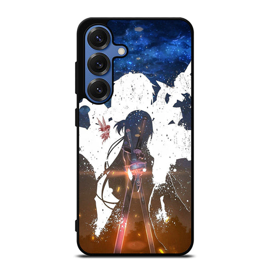 SWORD ART ONLINE KIRITO AND ASUNA ART Samsung Galaxy S25 Case Cover