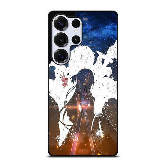 SWORD ART ONLINE KIRITO AND ASUNA ART Samsung Galaxy S25 Ultra Case Cover