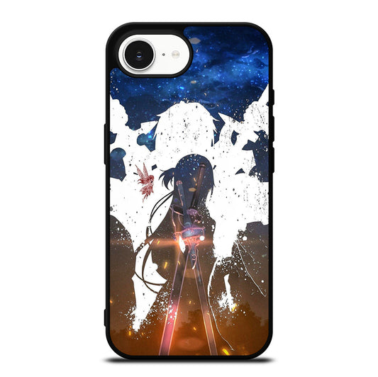 SWORD ART ONLINE KIRITO AND ASUNA ART iPhone 16e Case Cover