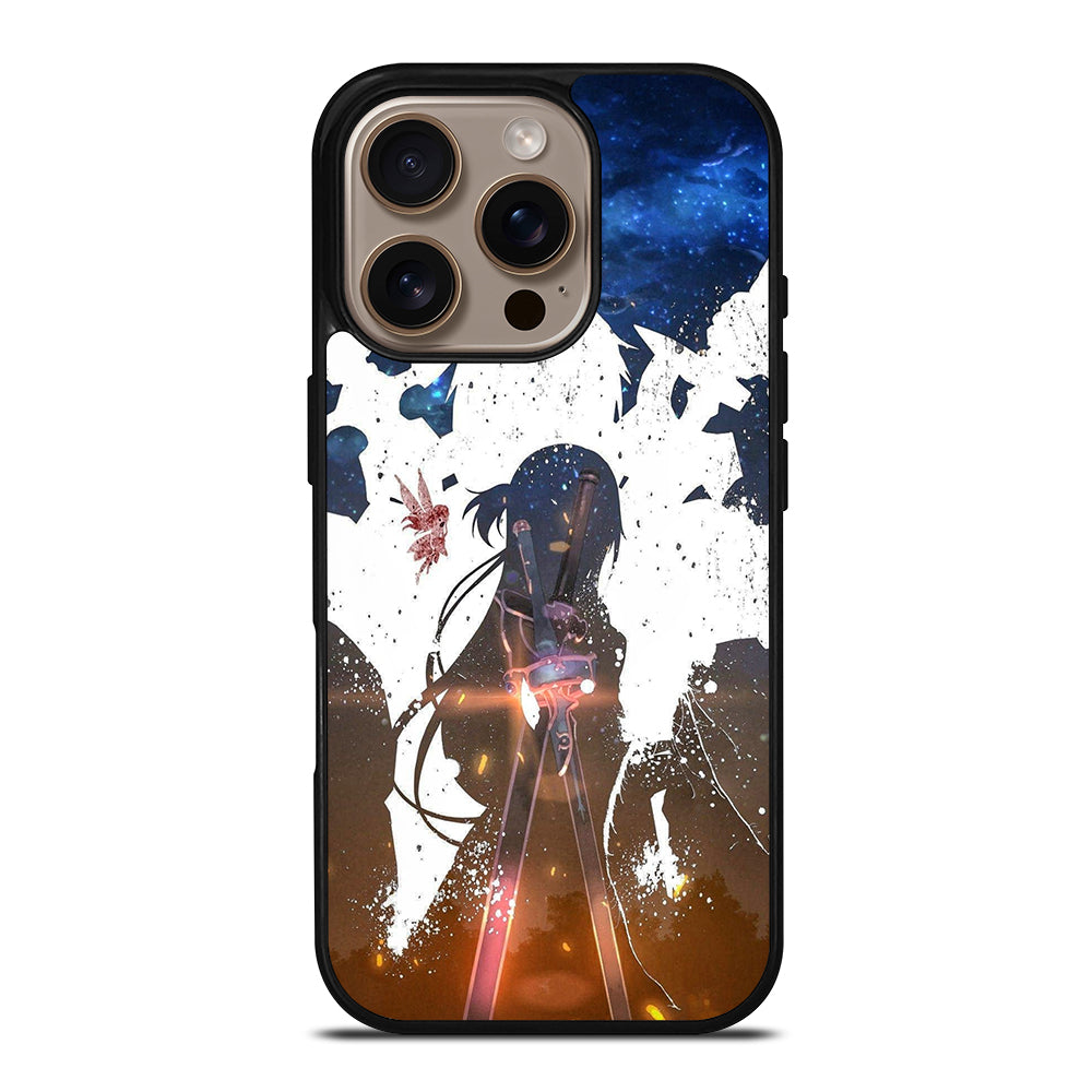 SWORD ART ONLINE KIRITO AND ASUNA ART iPhone 16 Pro Case Cover