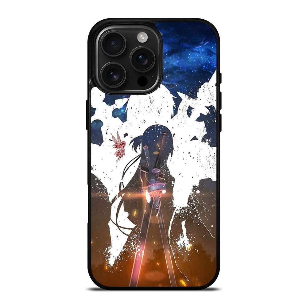 SWORD ART ONLINE KIRITO AND ASUNA ART iPhone 16 Pro Max Case Cover