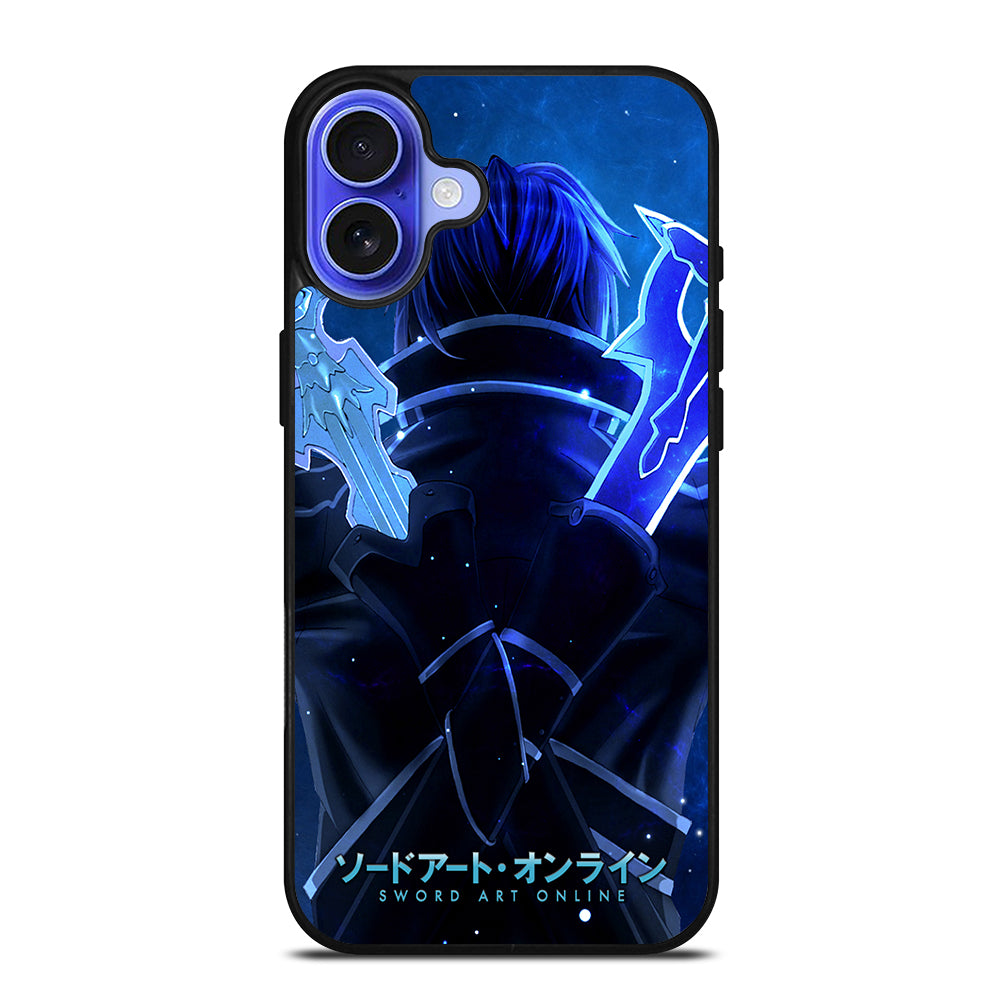 SWORD ART ONLINE KIRITO ANIME iPhone 16 Case Cover