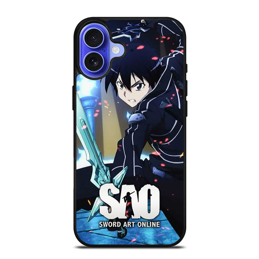 SWORD ART ONLINE KIRITO ANIME 2 iPhone 16 Case Cover