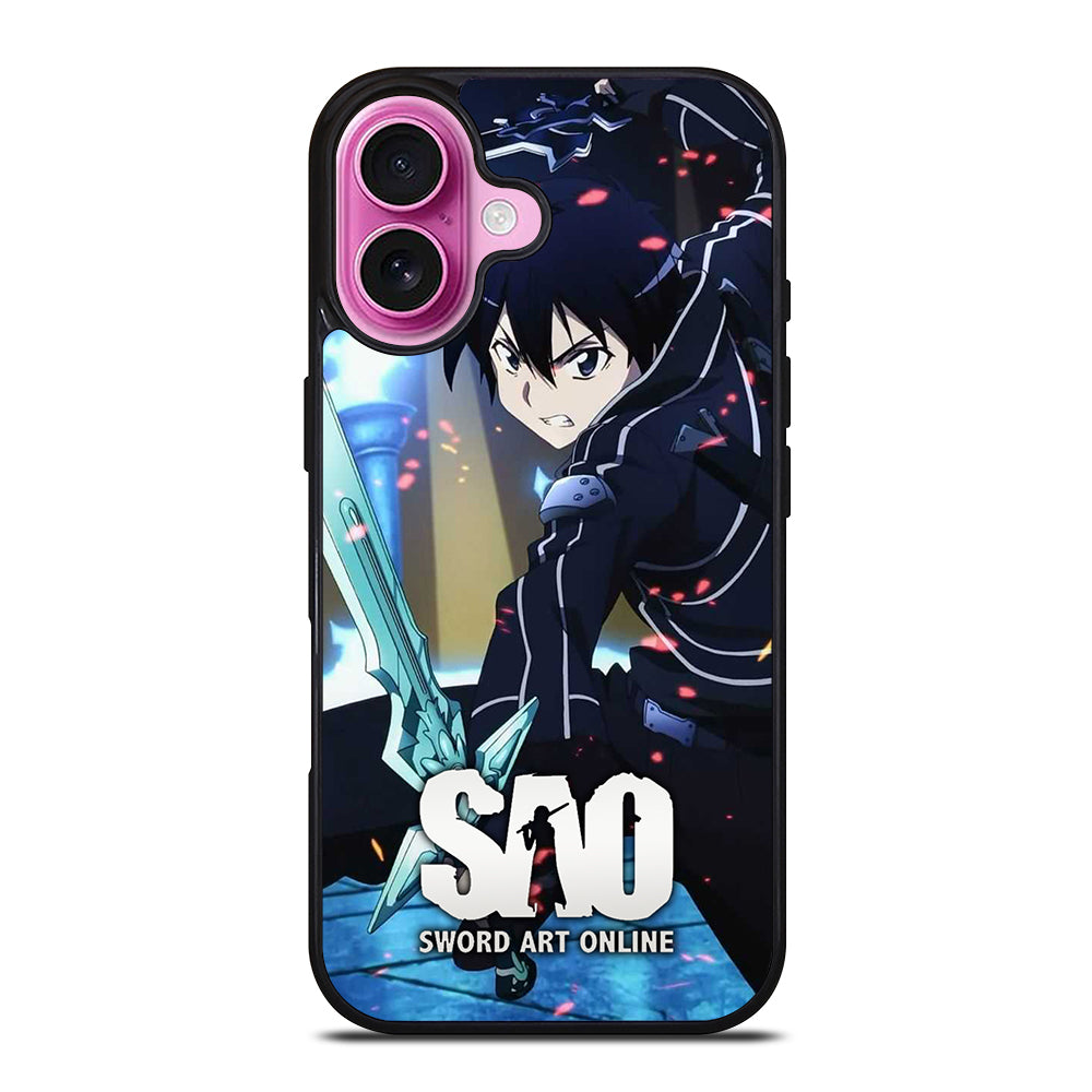SWORD ART ONLINE KIRITO ANIME 2 iPhone 16 Plus Case Cover