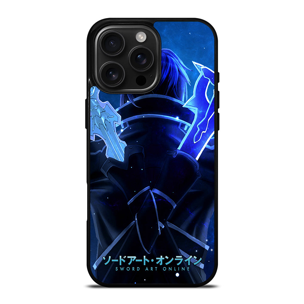 SWORD ART ONLINE KIRITO ANIME iPhone 16 Pro Max Case Cover