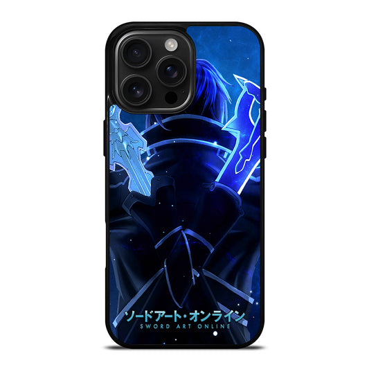SWORD ART ONLINE KIRITO ANIME iPhone 16 Pro Max Case Cover