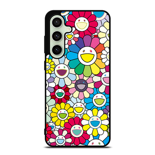 TAKASHI MURAKAMI FLOWERS COLORFUL Samsung Galaxy S24 FE Case Cover