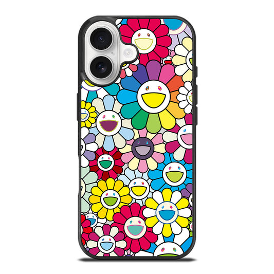 TAKASHI MURAKAMI FLOWERS COLORFUL iPhone 17 Case Cover