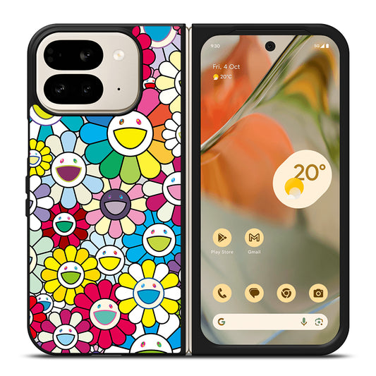 TAKASHI MURAKAMI FLOWERS COLORFUL Google Pixel 9 Pro Fold Case Cover