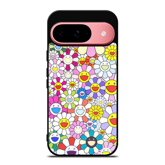 TAKASHI MURAKAMI FLOWERS PATTERN Google Pixel 9 Case Cover