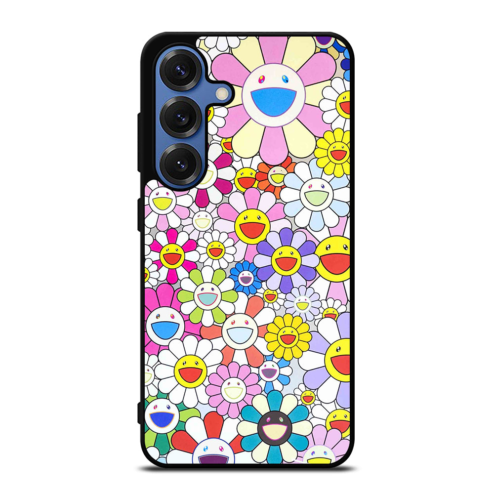 TAKASHI MURAKAMI FLOWERS PATTERN Samsung Galaxy S25 Case Cover