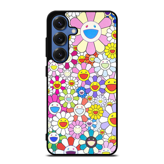 TAKASHI MURAKAMI FLOWERS PATTERN Samsung Galaxy S25 Case Cover