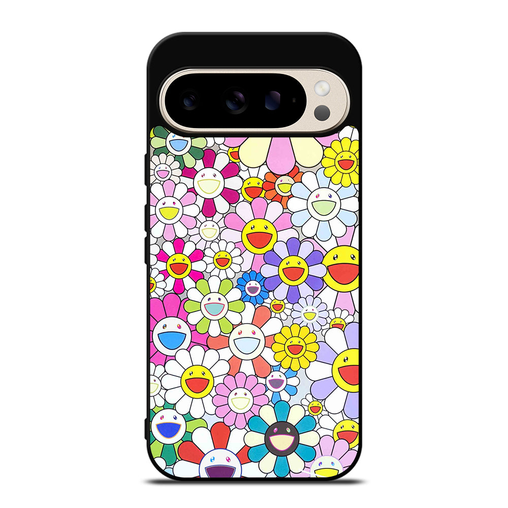 TAKASHI MURAKAMI FLOWERS PATTERN Google Pixel 9 Pro Case Cover