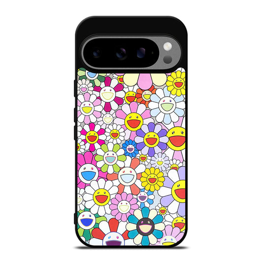 TAKASHI MURAKAMI FLOWERS PATTERN Google Pixel 9 Pro XL Case Cover