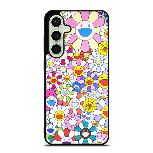 TAKASHI MURAKAMI FLOWERS PATTERN Samsung Galaxy S24 FE Case Cover