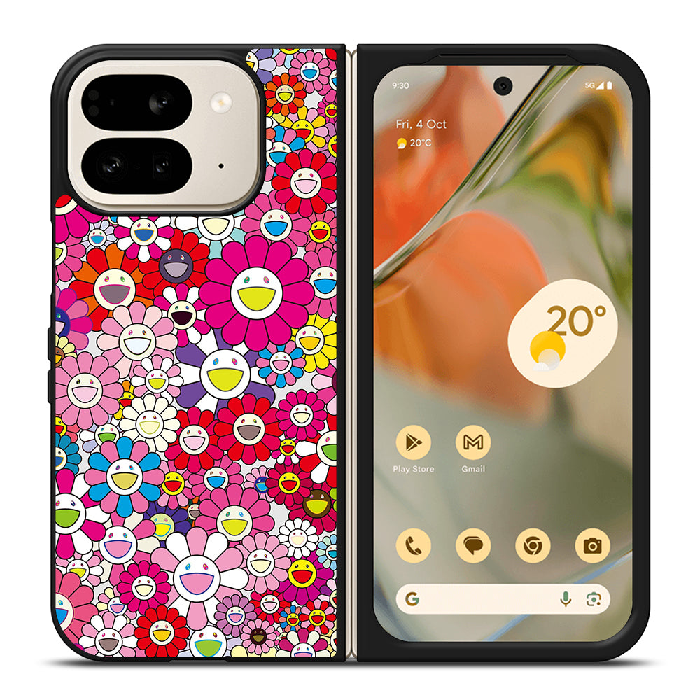 TAKASHI MURAKAMI FLOWERS PINK Google Pixel 9 Pro Fold Case Cover