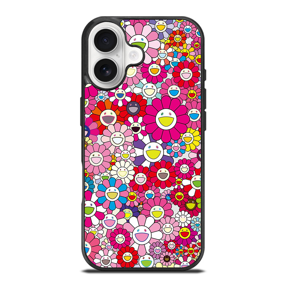 TAKASHI MURAKAMI FLOWERS PINK iPhone 17 Case Cover