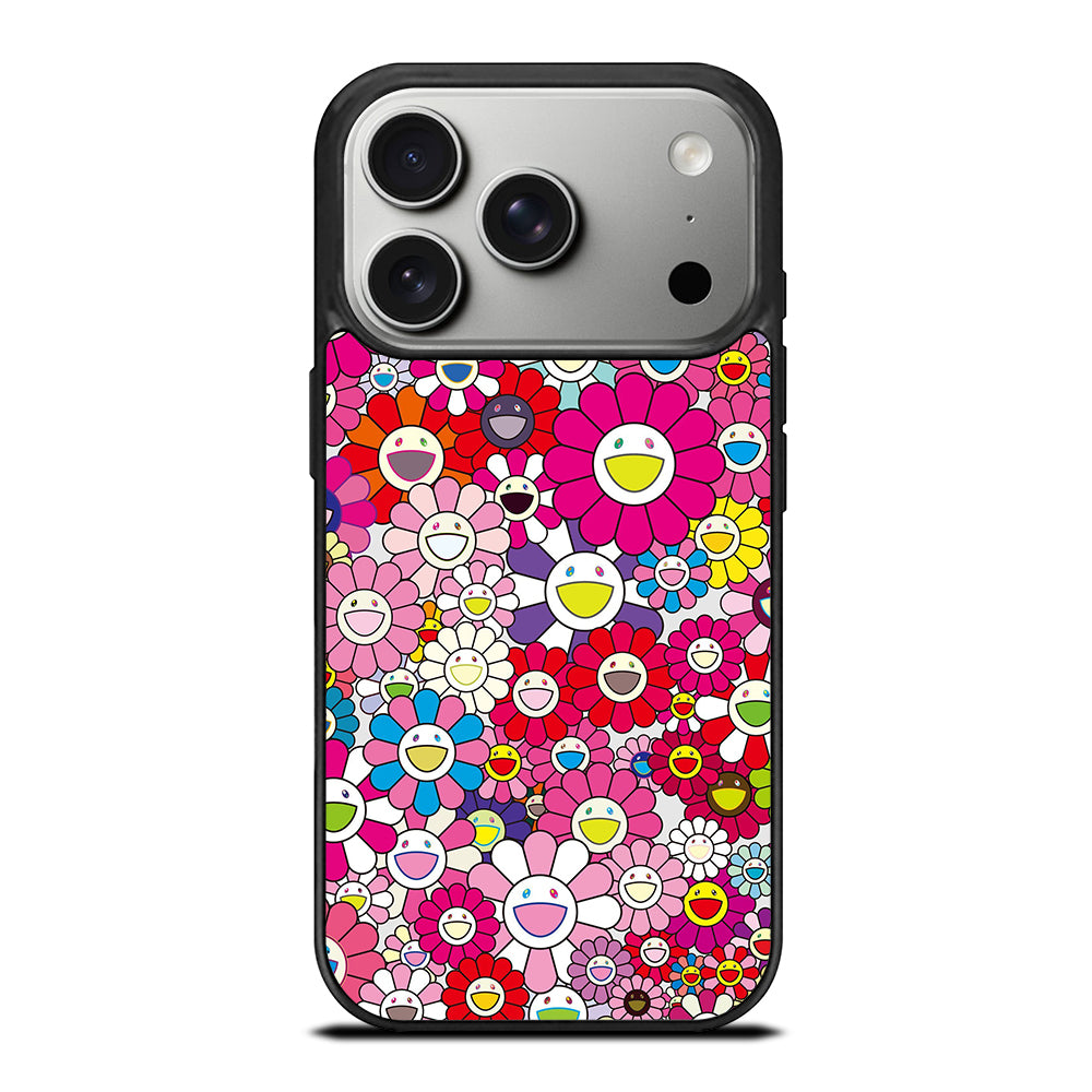 TAKASHI MURAKAMI FLOWERS PINK iPhone 17 Pro Case Cover