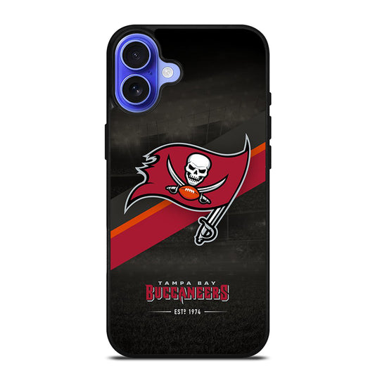 TAMPA BAY BUCCANEERS NFL LOGO iPhone 16 Case Cover