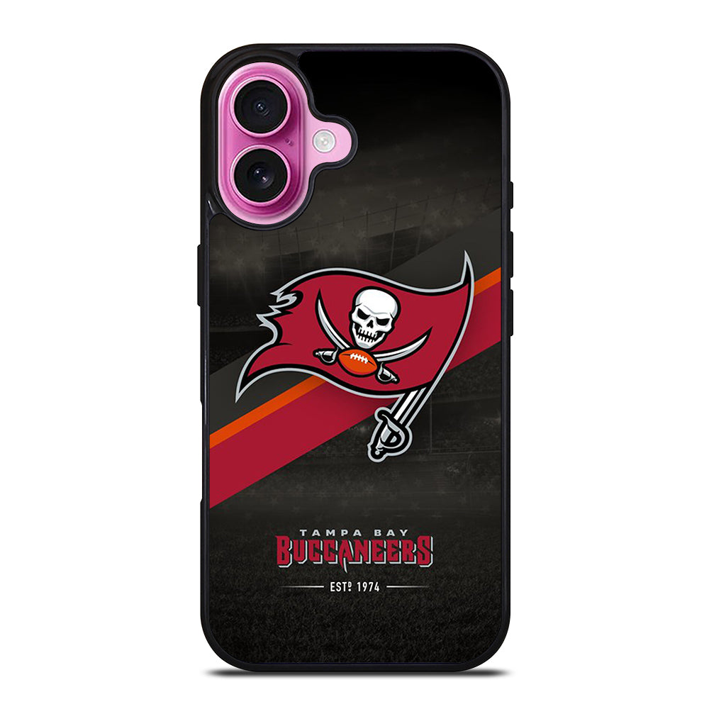 TAMPA BAY BUCCANEERS NFL LOGO iPhone 16 Plus Case Cover