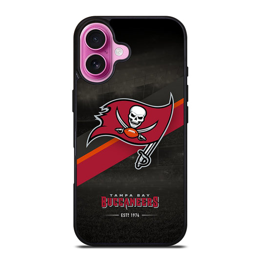 TAMPA BAY BUCCANEERS NFL LOGO iPhone 16 Plus Case Cover