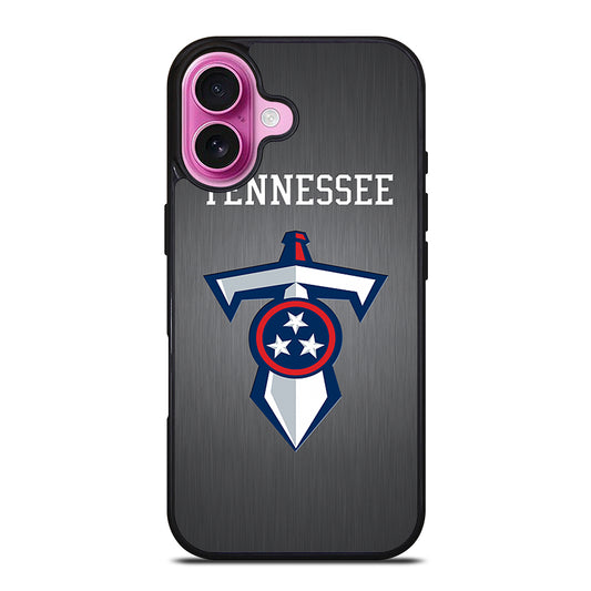 TENNESSEE TITANS METAL LOGO iPhone 16 Plus Case Cover