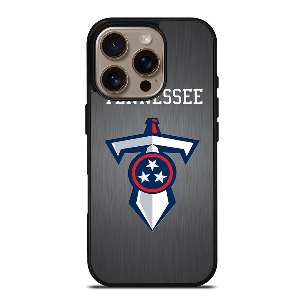 TENNESSEE TITANS METAL LOGO iPhone 16 Pro Case Cover