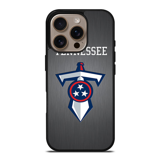 TENNESSEE TITANS METAL LOGO iPhone 16 Pro Case Cover