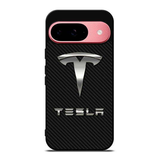TESLA CARBON LOGO Google Pixel 9 Case Cover