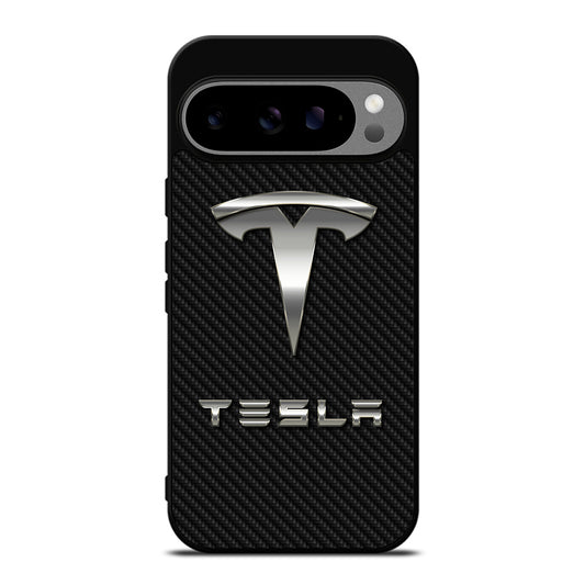 TESLA CARBON LOGO Google Pixel 9 Pro XL Case Cover